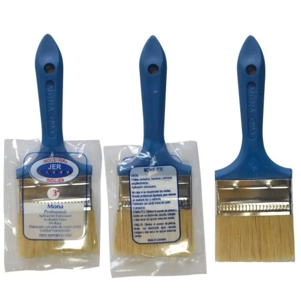 Brocha Mango Azul 4
