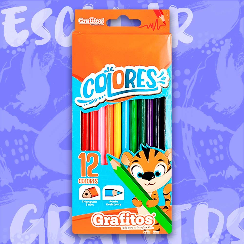 colores grafito*12