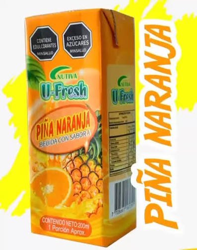 JUGO UFRESH PIÑA-NARANJA