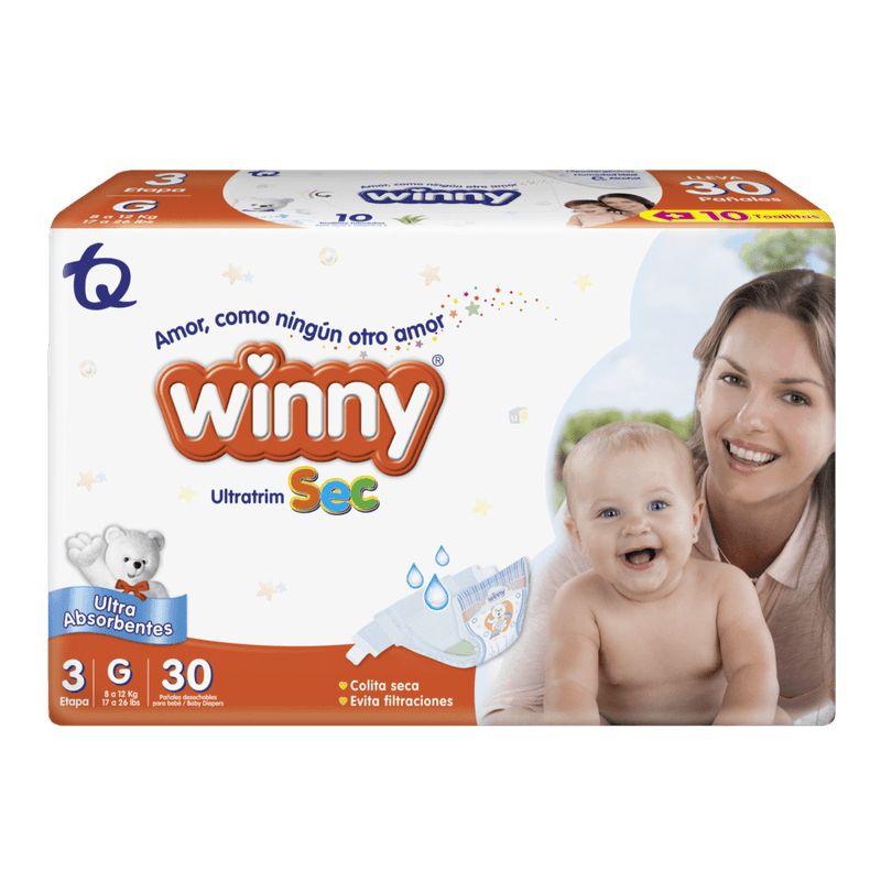 Pañal Winny E3*30