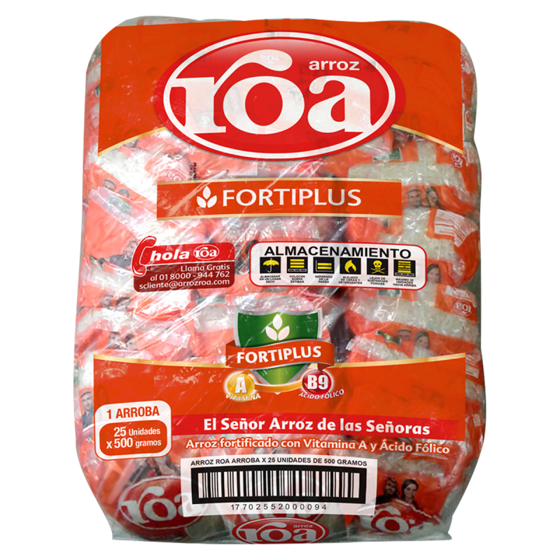 ARROZ ROA PACA *500