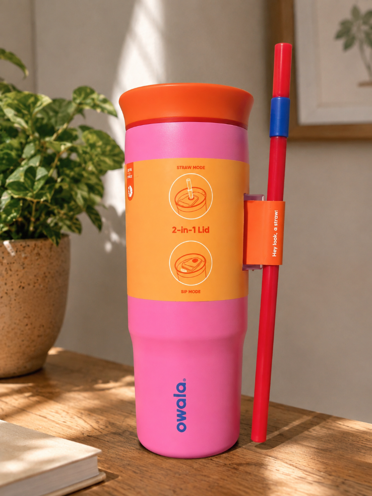 Owala Tumbler Rosa 24 oz