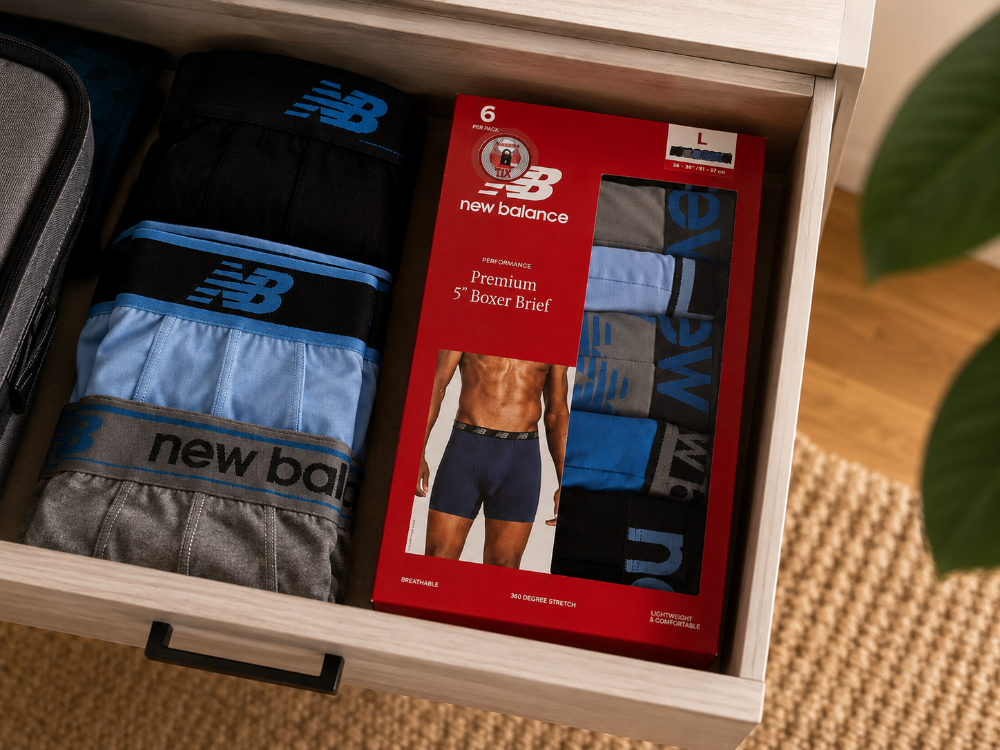Pack 6 Bóxers New Balance L