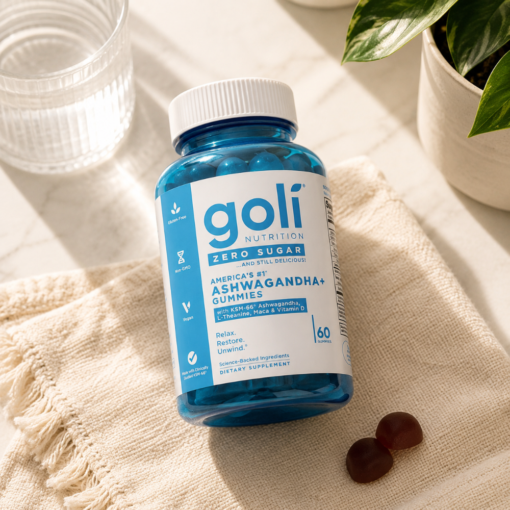 Goli Gomitas Ashwagandha sin azúcar, 60 unidade