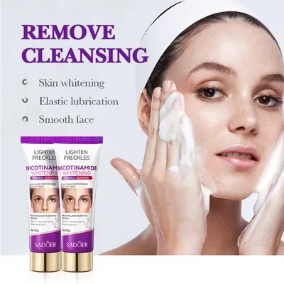 SADOER LIMPIADOR FACIAL ACLARANTE ANTIMANCHAS NIACINAMIDA 80 G 35387 X1