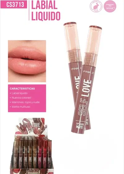 PINK 21 LÍP GLOSS MATTE CS3713 X24