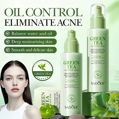 SADOER LOCION FACIAL ANTIACNÉ Y CONTROL GRASA TÉ VERDE Y ÁCIDO SALICÍLICO 130ML 77011 X1