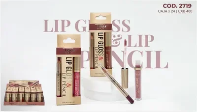TEJAR SET LIP COMBO GLOSS + LÁPIZ 2719 x24