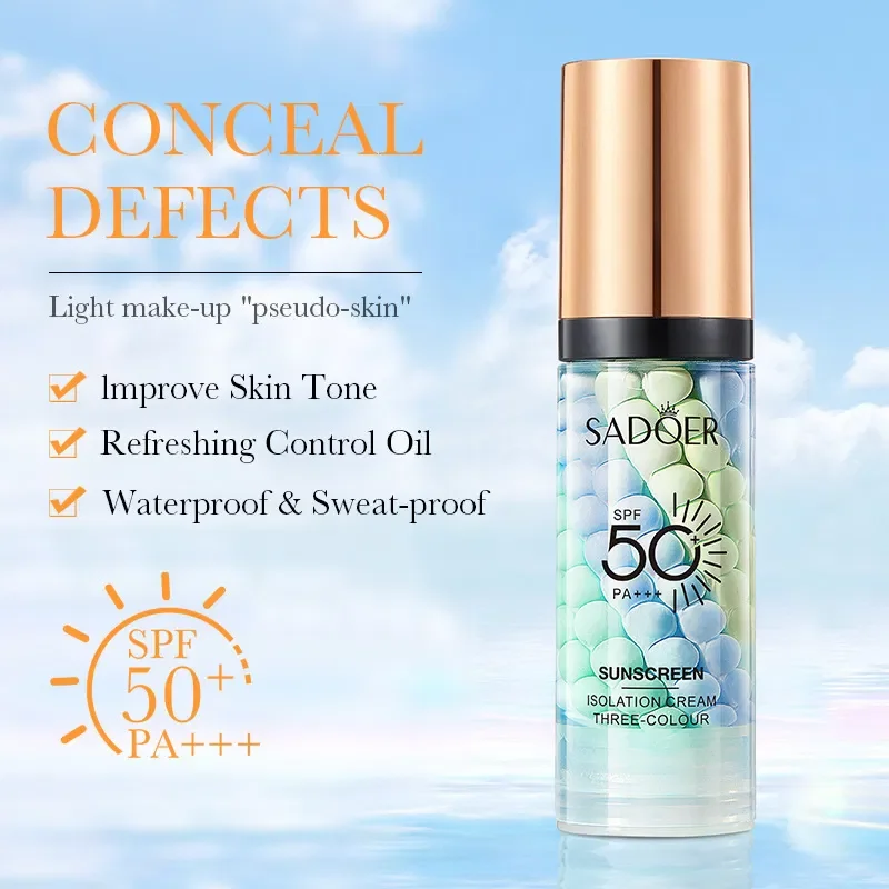 SADOER PRIMER PROTECTOR SOLAR TRIPLE COLOR SPF50+ PA+++ 40G 50721 X1