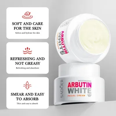 SADOER CREMA FACIAL NIACINAMIDA Y ARBUTINA HIDRATANTE 50G 36551 X1