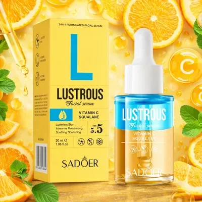 SADOER SÉRUM FACIAL BIFÁSICO VITAMINA C Y ESCUALANO 30ML 48844 X1