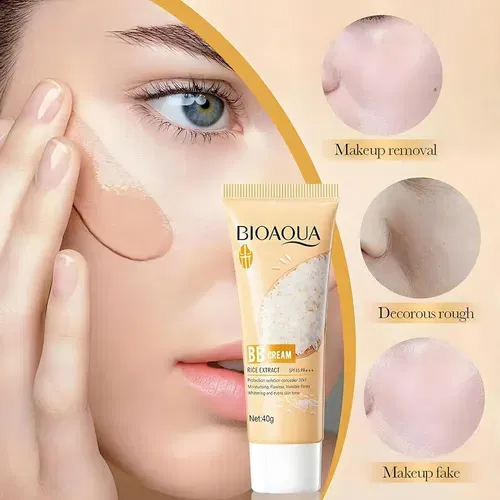 BIOAQUA BB CREAM DE ARROZ CON PROTECTOR SOLAR SPF45 PA +++ 40G 76021 X1