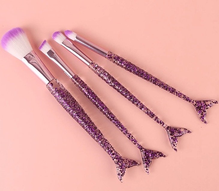 SET BROCHAS COLA DE SIRENA 4PCS  HZS6030