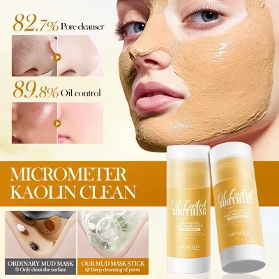 BIOAQUA MASCARILLA FACIAL DE ARCILLA EN BARRA CURCUMA 40G 01239 X1