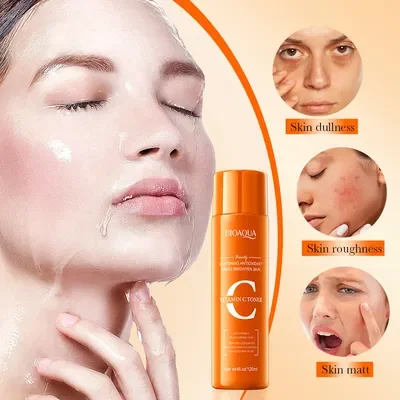 BIOAQUA TONICO FACIAL BLANQUEADORA VITAMINA C 120ML 18892 X1