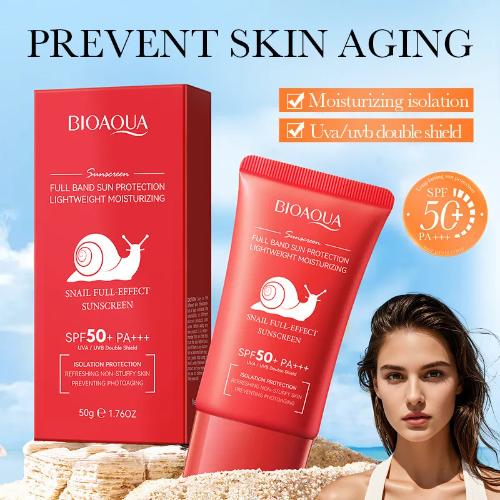 BIOAQUA PROTECTOR SOLAR CARACOL SPF50+PA+++ 50G 81643 X1