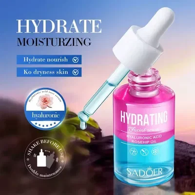 SADOER SERUM FACIAL BIFASICO ACIDO HIALURONICO ROSAS 30ML 48820 X1