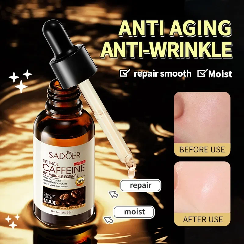 SADOER SERUM FACIAL ANTIARRUGAS RETINOL Y CAFEINA 30ML 43924 X1