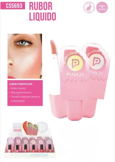 PINK 21 RUBOR LIQUIDO CS5693 X24
