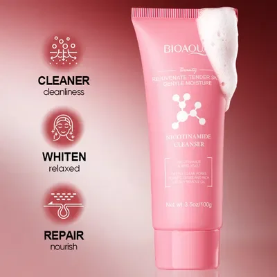 BIOAQUA LIMPIADOR FACIAL HIDRATANTE NIACINAMIDA 100G 50595 X1