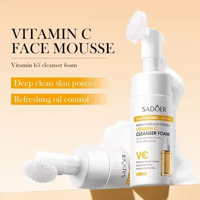 SADOER ESPUMA LIMPIADORA FACIAL VITAMINA C Y AMINOACIDOS 120ML 08022 X1