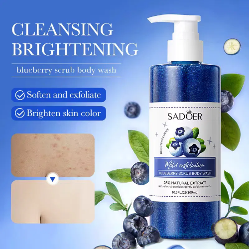 SADOER GEL DE DUCHA EXFOLIANTE CORPORAL ARANDANO 300ML 57126 X1