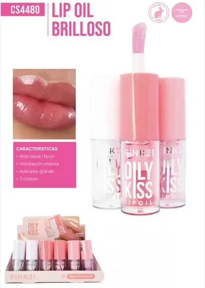 PINK 21 LIP OIL OILY KISS CS4480 X24