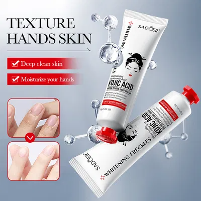SADOER CREMA PARA MANOS BLANQUEADORA ACIDO KOJICO 30G 10452 X1