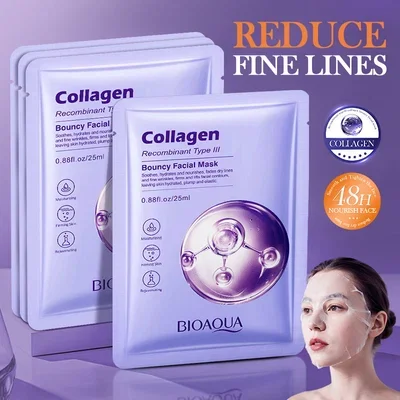BIOAQUA MASCARILLA FACIAL COLÁGENO RECOMBINANTE TIPO III 86518 X1