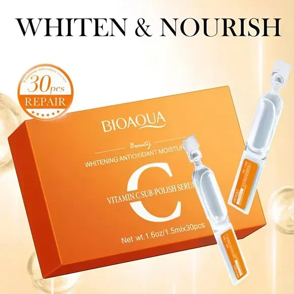 BIOAQUA AMPOLLAS SERUM BLANQUEADORA VITAMINA C 30PCS 96490 X1