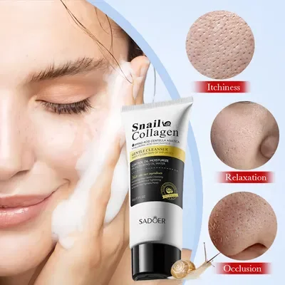 SADOER LIMPIADOR FACIAL COLÁGENO Y BABA DE CARACOL 100 G 09654 X1