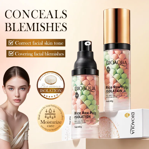 BIOAQUA PRIMER MAKE UP 3 COLORES PULPA ARROZ 40G 48591 X1