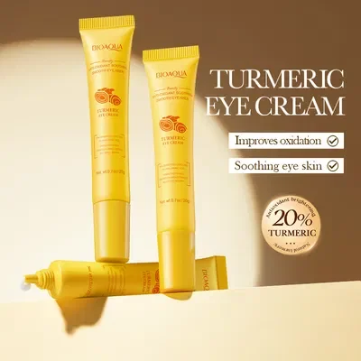 BIOAQUA CONTORNO DE OJOS ANTIOXIDANTE CÚRCUMA 20 G 50458 X1