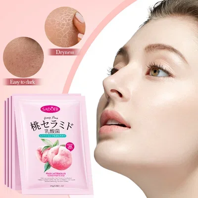 SADOER MASCARILLA FACIAL DE DURAZNO Y LACTOBACILOS 13385 X1