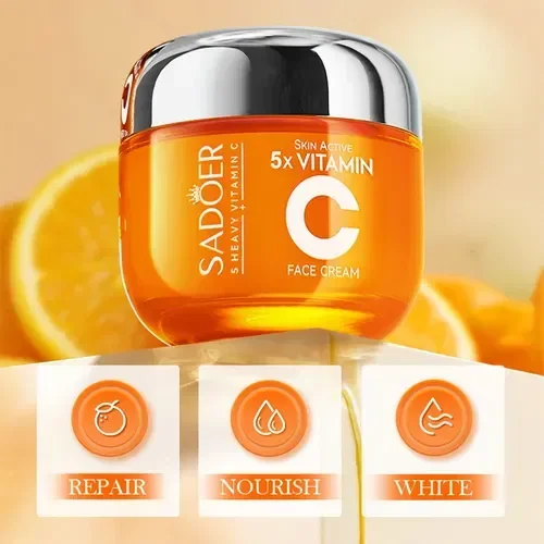 SADOER CREMA FACIAL 5 X VITAMINA C 50G 11312 X1
