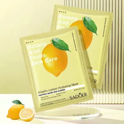 13682 SADOER MASCARILLA FACIAL DE LIMÓN REFRESCANTE X1