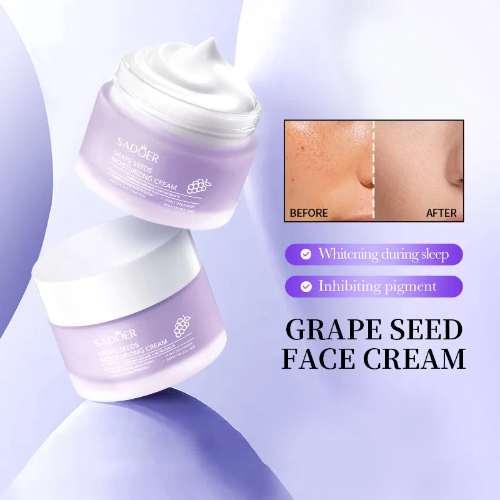 SADOER CREMA FACIAL CON ACIDO HIALURONICO SEMILLA DE UVA 50G 05755 X1
