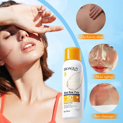 BIOAQUA PROTECTOR SOLAR ARROZ AEROSOL SPF50+PA+++ 150ML 39019 X1