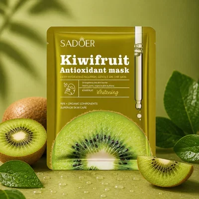 06257 SADOER MASCARILLA FACIAL KIWI ANTIOXIDANTE E ILUMINADORA X1