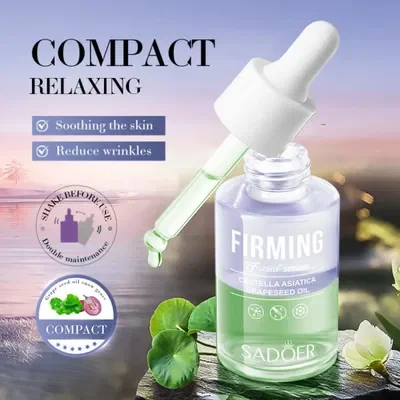 SADOER SÉRUM FACIAL BIFÁSICO ACEITE DE SEMILLA DE UVA Y CENTELLA ASIÁTICA 30ML 48837 X1