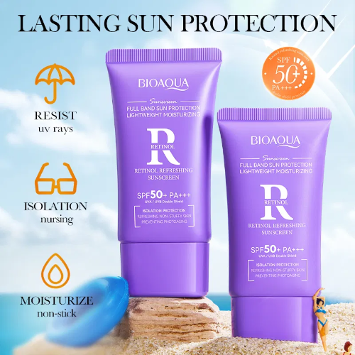 BIOAQUA PROTECTOR SOLAR RETINOL SPF50+PA+++ 50G 81698 X1