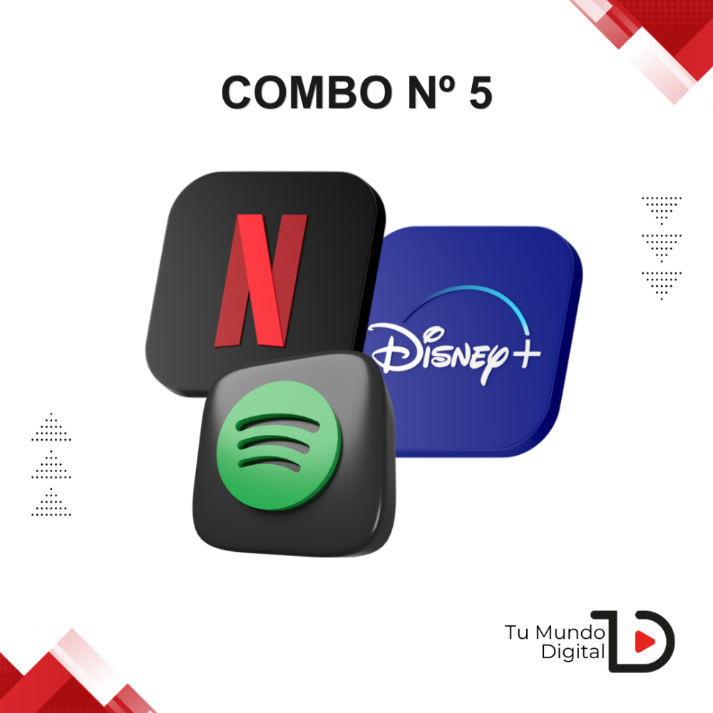 COMBO 5 I 1 PANTALLA POR SERVICIO 30 DIAS