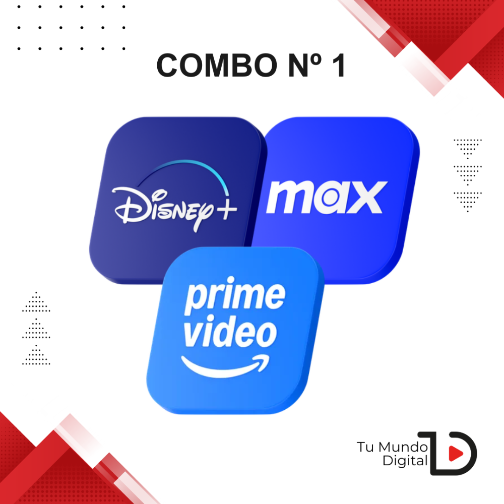 COMBO 1 I DISNEY I MAX I PRIME VIDEO
