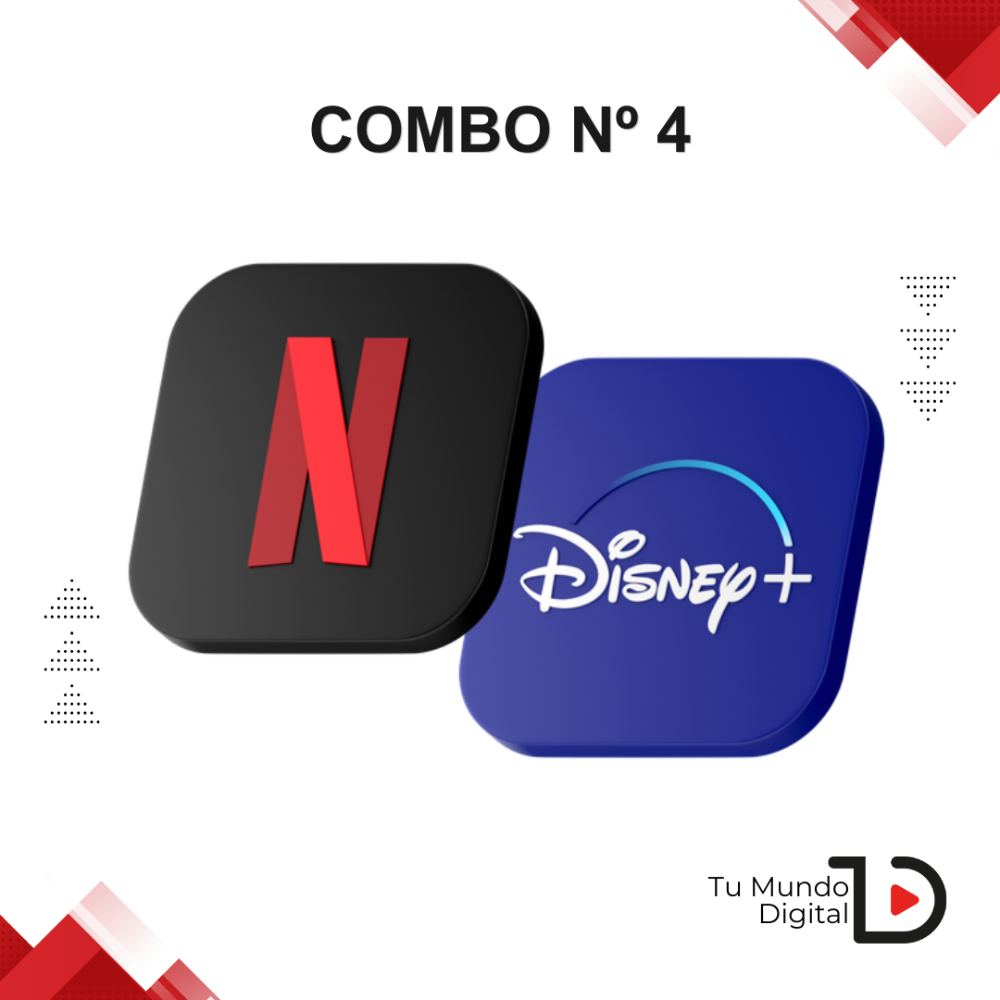 COMBO 4 I 1 PANTALLA POR SERVICIO 30 DIAS