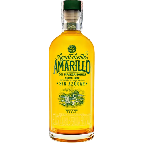 Litro Aguardiente Amarillo Manzanares