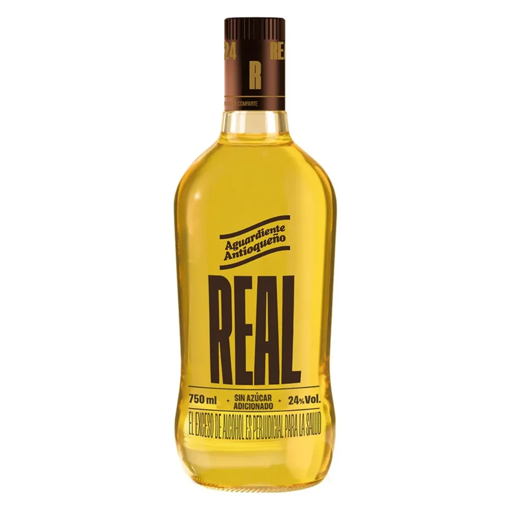 Botella Aguardiente Antioqueño Real