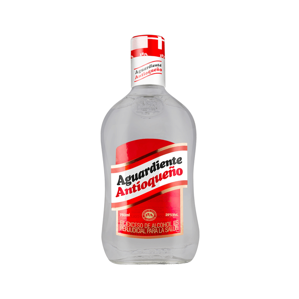 Botella Aguardiente Antioqueño Rojo