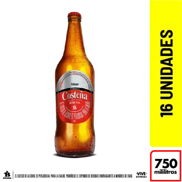 Cerveza Costeña Litron