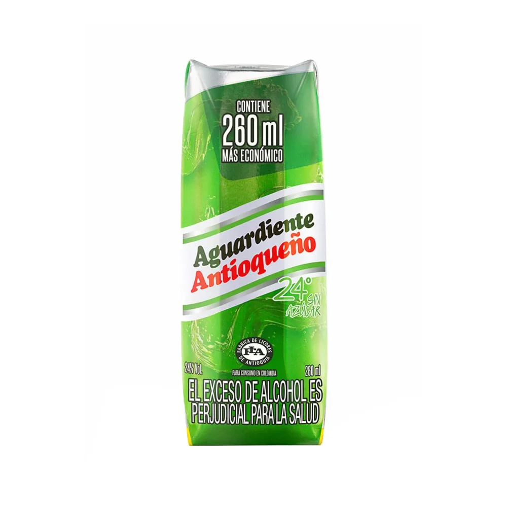Cuarto Aguardiente Antioqueño Verde
