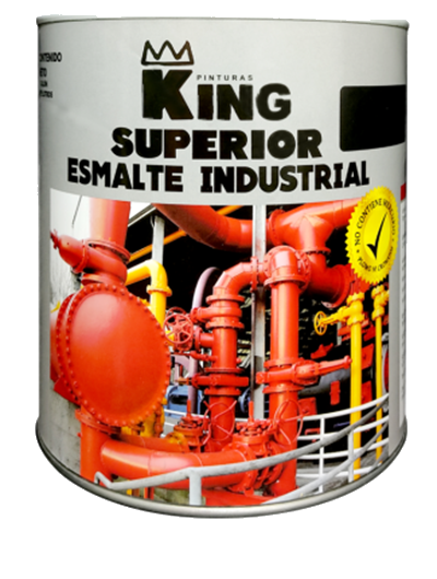 KING ESMALTE INDUSTRIAL 1/4 NEGRO
